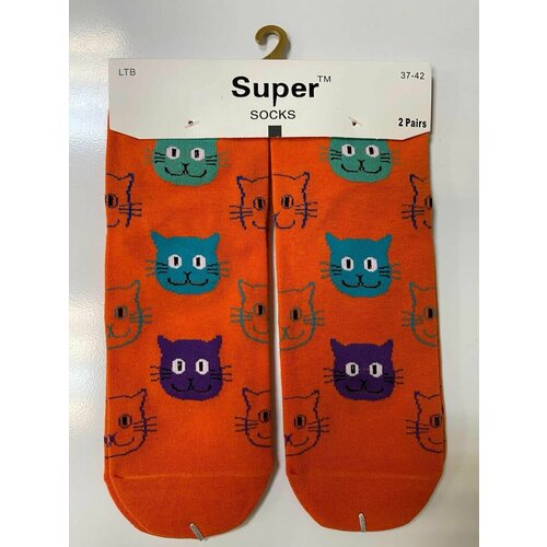 фото Носки размер 37/42, оранжевый нет бренда