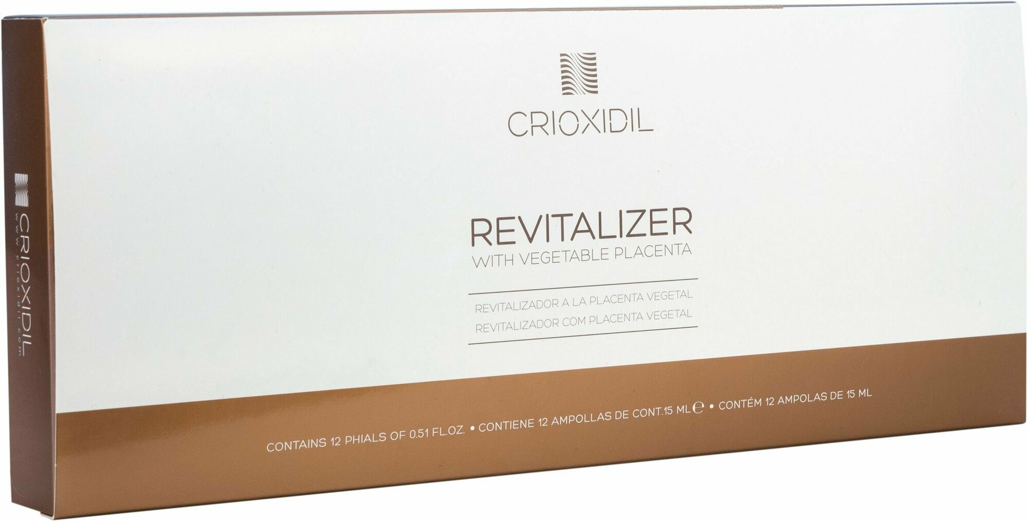 Профессиональный восстанавливающий лосьон против выпадении и для роста волос Crioxidil Revitalizer, 12Х15 мл
