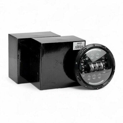 Фара нива 213 светодиодная 37W/22W, 7дюймов, 12/24V,15 чипов (комплект)