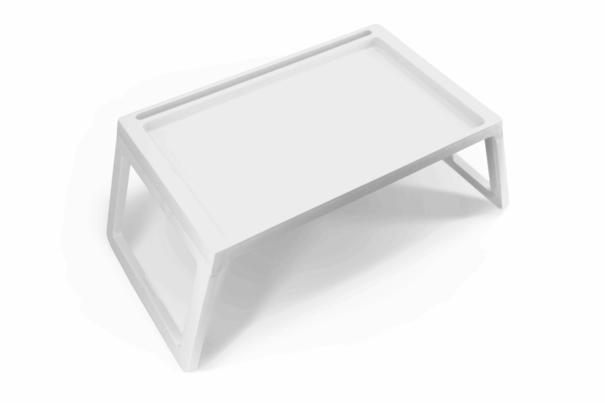 Столик прямоугольный 54.5х35.5 см пластик цвет белый