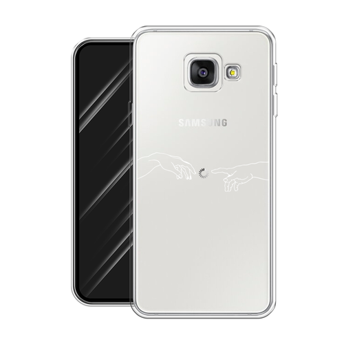 Силиконовый чехол на Samsung Galaxy A3 2016 / Самсунг Галакси A3 2016 Загрузка творения, прозрачный силиконовый чехол на samsung galaxy a3 2016 самсунг галакси a3 2016 medusa