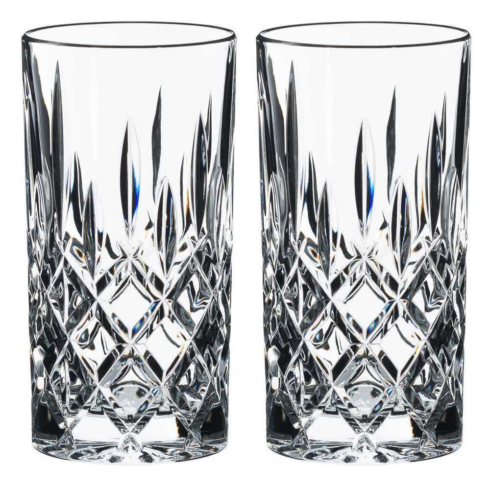 Набор из 2-х хрустальных стаканов для коктейлей Spey Longdrink, 375 мл, прозрачный, серия Tumbler Collection, Riedel, 0515/04S3