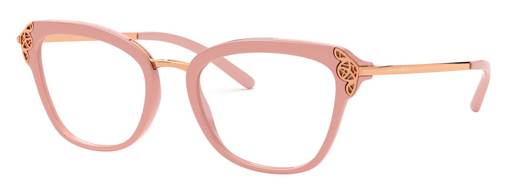Картинки Женская оправа для очков Dolce & Gabbana DG 5052 3245, цвет: розовый, бабочка, пластик