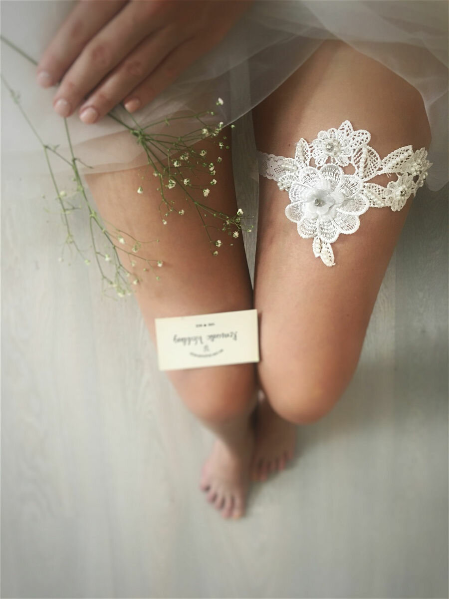 Подвязка Romantic Wedding 