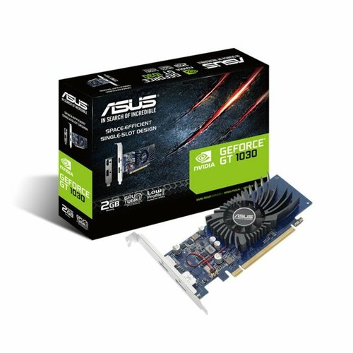Видеокарта ASUS GEFORCE GT1030-2G-BRK 2 Гб 64bit GDDR5 HDMI DP 1400300₽