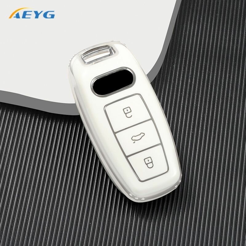 Силиконовый чехол для автомобильного ключа MyPads для Audi A6 A7 A8 E-tron Q5 Q7 Q8 C8 D5