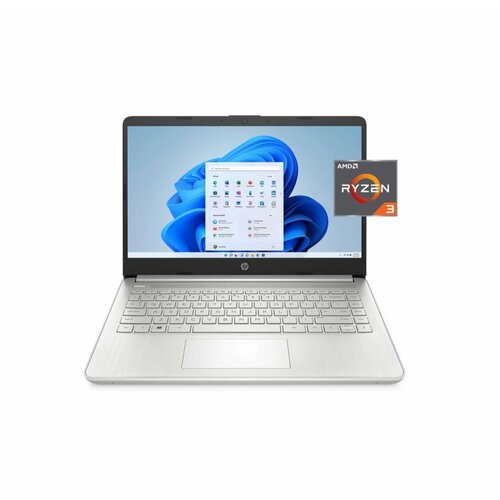 Ноутбук HP 14-fq0110wm 14 FHD IPS micro-edge BrightView 250 nits 45 NTSC Ryzen 3 3250U 8GB DDR4 256GB SSD Win 11 Home S mode 4300000₽