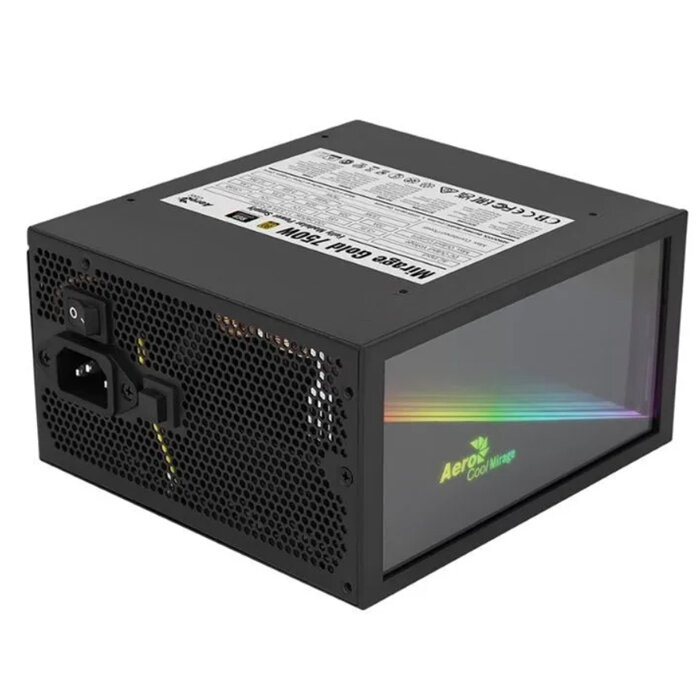 AeroCool Блок питания Aerocool Mirage Gold 750W 4711099472567 (120mm,4+4pin/6+2pin x 3/SATA x 8/IDE x 4)