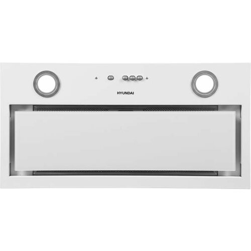 Вытяжка встраиваемая Hyundai HBB 6036 WG белый управление кнопочное 1 мотор 1398200₽