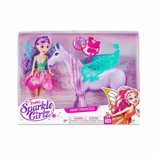 Игровой набор ZURU SPARKLE GIRLZ Фея с единорогом игровой набор playmobil хрустальная фея с единорогом 70809