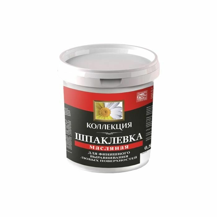 фото Шпаклевка-замазка масляная 0,8кг. стакан, ВИТ"Коллекция"