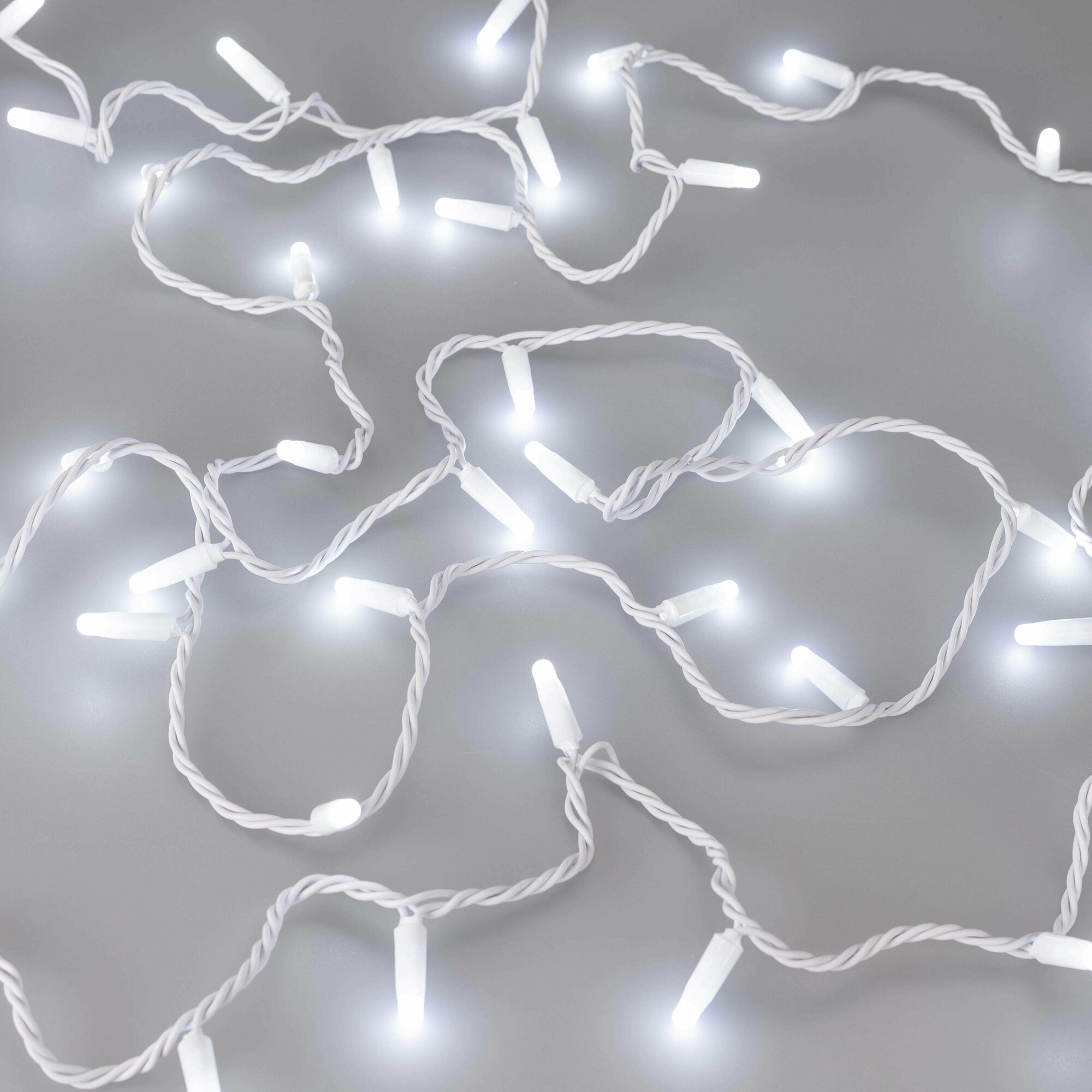 10м. Уличная гирлянда нить холодный свет Ardecoled 230V ARD-String-Classic-1000-White-100Led-Milk-Pulse White (31648) - фото №2