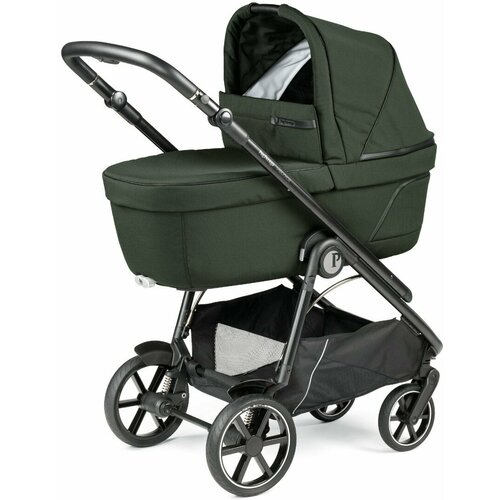 Коляска 2 в 1 Peg Perego Veloce Belvedere Green люлька для двойни с матрасом feretti culla gemellare doppio nidi enchant noce walnut орех