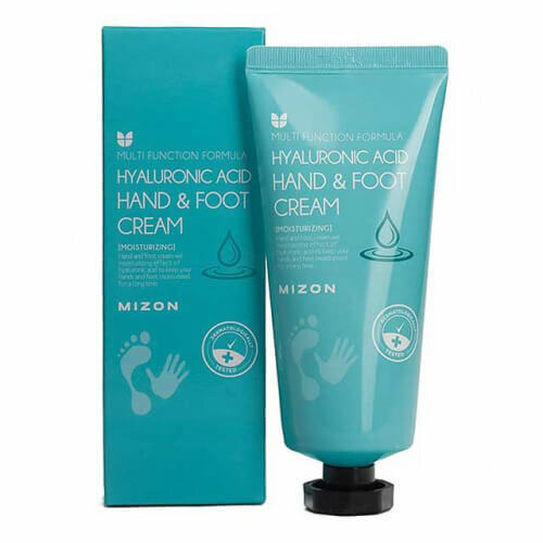 Крем для рук и ног с гиалуроновой кислотой HYALURONIC ACID HAND & FOOT CREAM 100 мл. MIZON