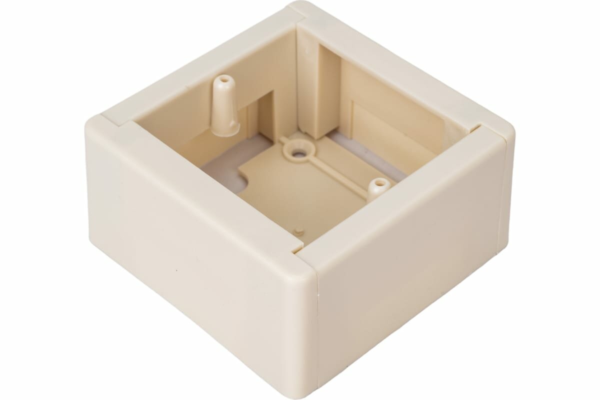 Подъемная коробка Greenel GE40231-02 квадратная универсальная 88x88x44 мм 2 шт.