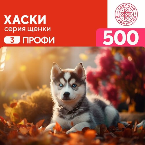 Пазл Хаски 500 деталей Сложный