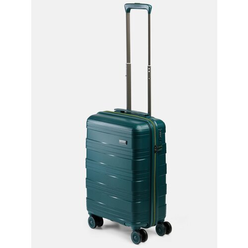 чемодан mironpan 37 л размер s черный Чемодан MIRONPAN, 37 л, размер S, зеленый