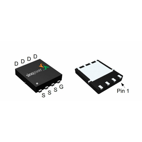 Микросхема SM4373NSKP N-Channel MOSFET 30V 60A DFN5X6-8