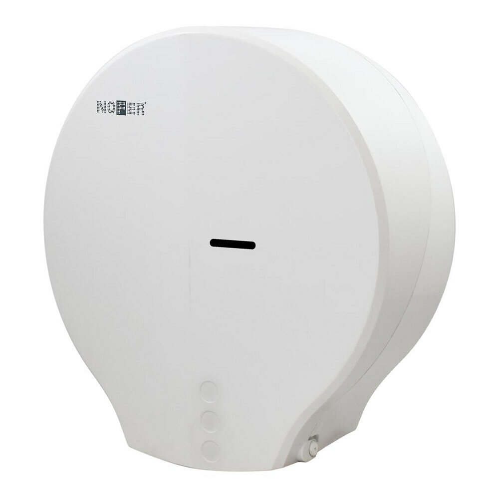 фото Диспенсер Nofer для туалетной бумаги пластик белый