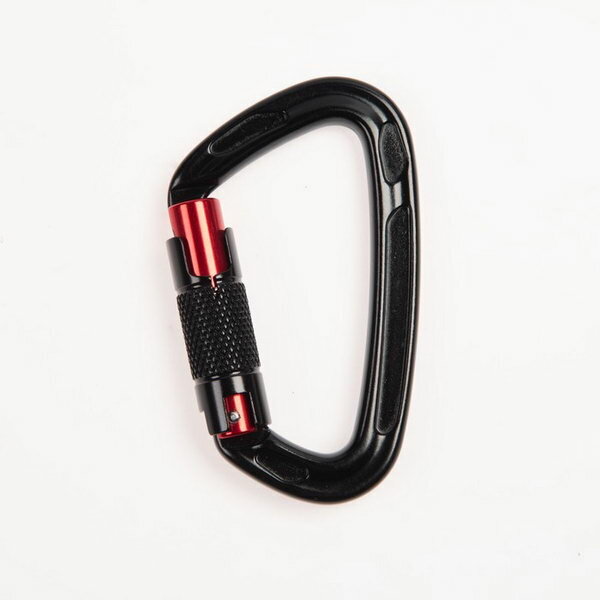 фото Карабин с байонетной муфтой, 10 x 6 см, 24 KN, черный