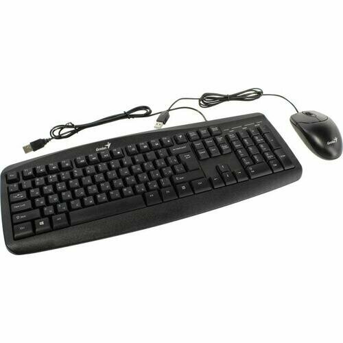 Комплект клавиатура и мышь Genius Smart KM-200 клавиатура и мышь genius km 200 черный