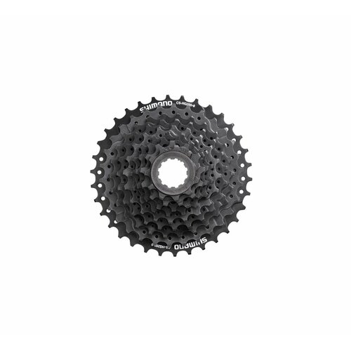 кассета 9 скоростей 11 36т shimano cs hg400 9 в коробке Кассета Shimano Acera, HG200, 9 скоростей, 11-36Т, черная, без упаковки