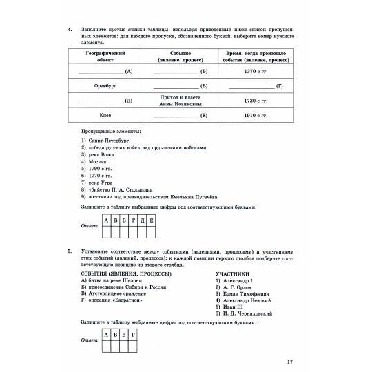 ЕГЭ 2024. История. Типовые варианты экзаменационных заданий. 15 вариантов заданий - фото №6