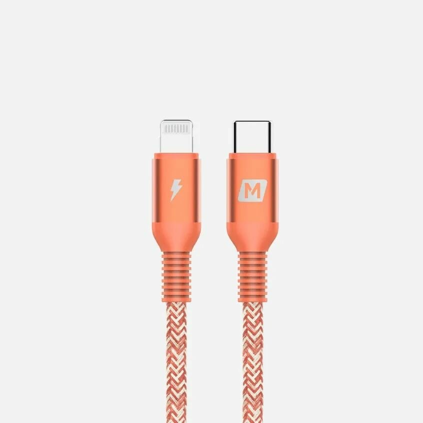 Кабель Momax ELITE LINK USB-C to Lightning Cable (0.3M) - Corall
