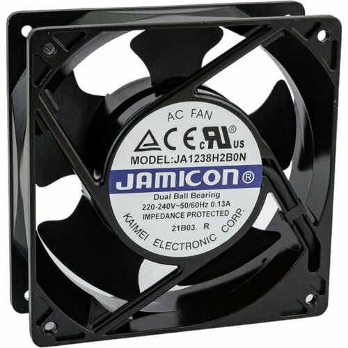Вентилятор JAMICON JA1238H2B0N вентилятор для корпуса jamicon kf0610b1h r черный
