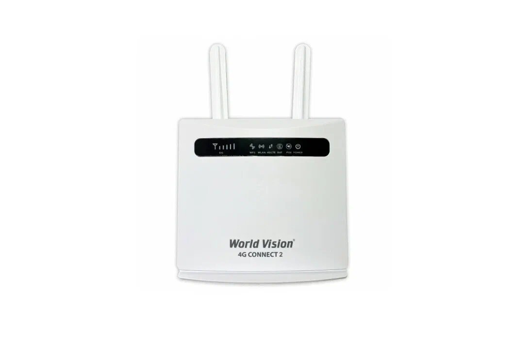 Роутер Wi-fi двух диапазонный беспроводной маршрутизатор с внешними антеннами World Vision 4G CONNECT 2
