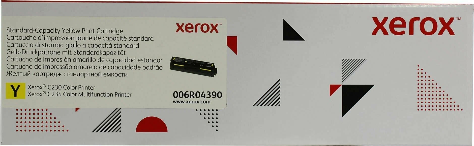 Тонер-картридж XEROX C230/C235 желтый 1.5K (006R04390)