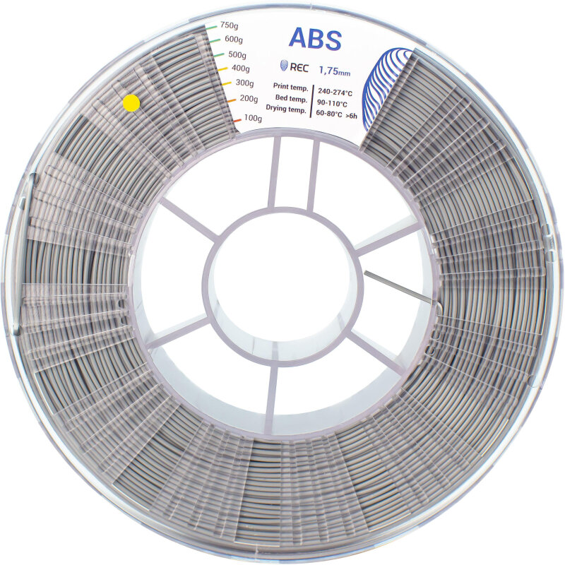 Катушка ABS пластик REC 1.75мм серый