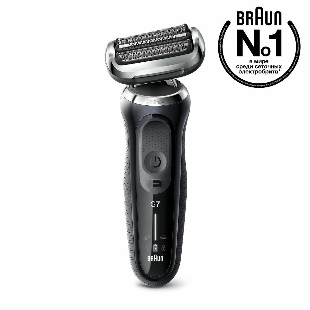 Электрическая бритва Braun S7 71-N1000S Black/Noire Wet&Dry 360