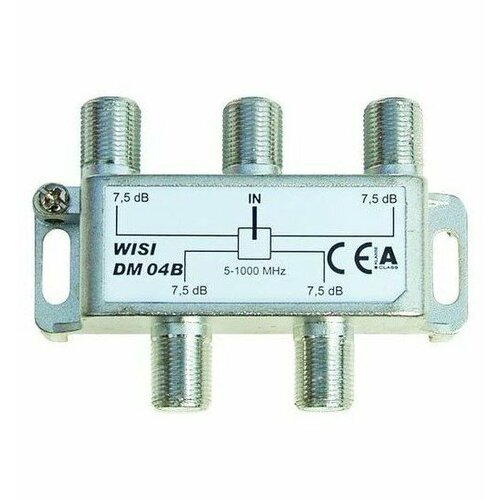 TV-Делитель на 4 выхода 5-1000MHz (пр-во Германия) WISI DM04B