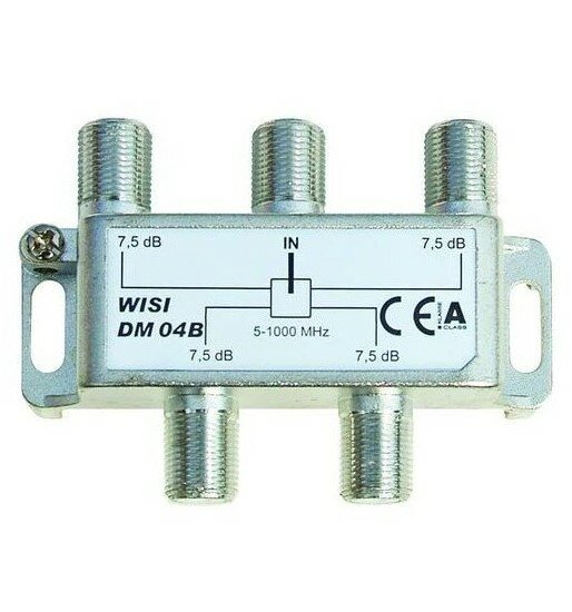 TV-Делитель на 4 выхода 5-1000MHz (пр-во Германия) WISI DM04B