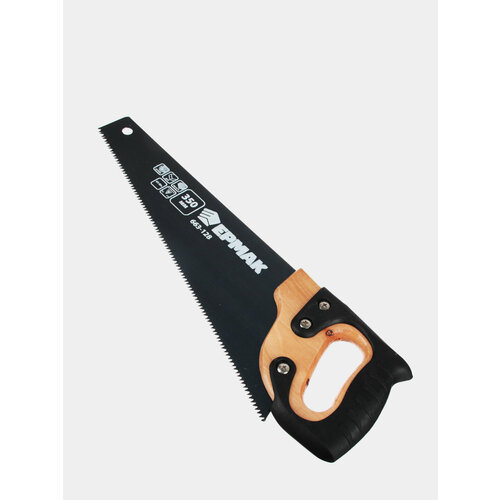 Ножовка по дереву 350 мм с деревянной обрезиненной ручкой универсальный зуб 4 мм 1399₽