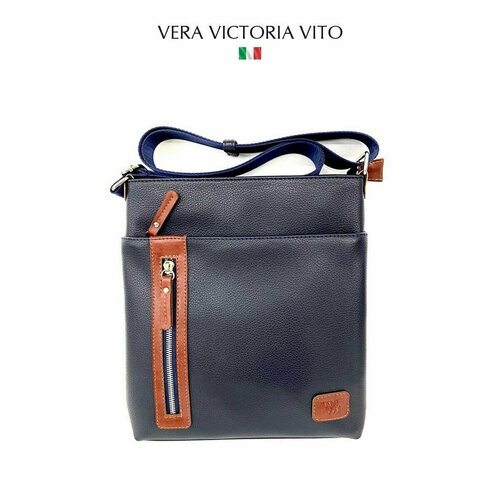 Сумка кросс-боди Vera Victoria Vito, коричневый, синий
