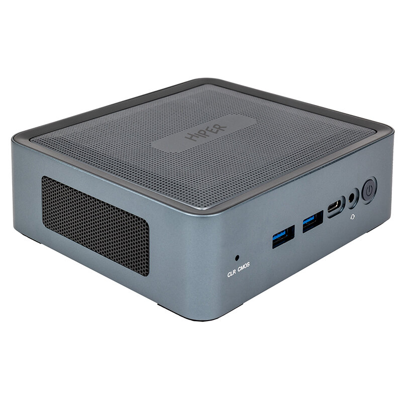 Мини ПК Hiper Expertbox ED20 ED20-I5124R16N5NSG (Intel Core i5-1240P 3.3GHz/16384Mb/512Gb SSD/Intel Iris Xe Graphics/Wi-Fi/No OS)