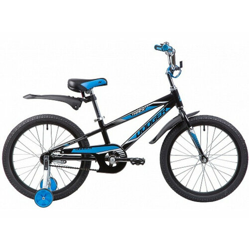 Детский велосипед Novatrack Dodger 20, год 2024, цвет Черный