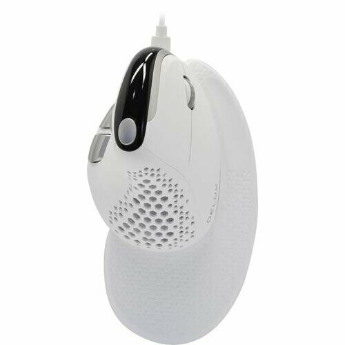 Мышь Delux Optical Mouse M618XSD White