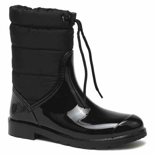 Полусапоги TENDANCE, размер 37, черный black wool boots winter motorcycle boots low heeled belt buckle mid tube boots short boots handsome women s boots