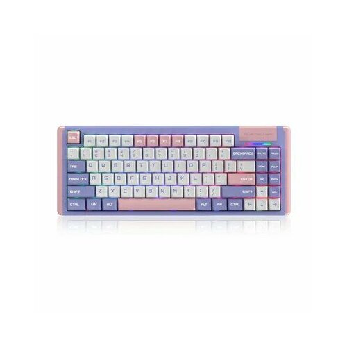 Dustsilver Purple Pink Lilac 75 Percent Cute Kawaii Mechanical Keyboard лиловый беспроводная клавиатура 906400₽
