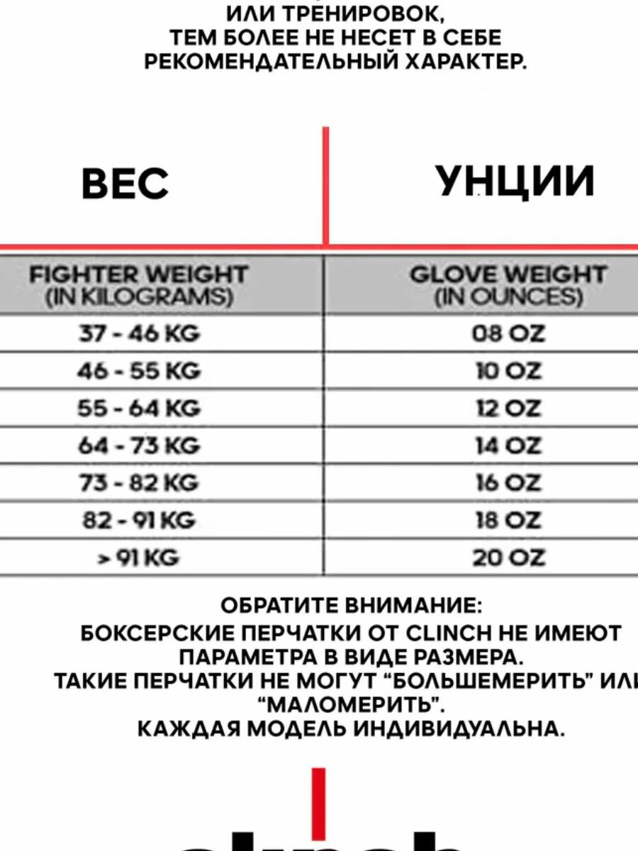 Боксёрские Перчатки Clinch Fight - фото №20