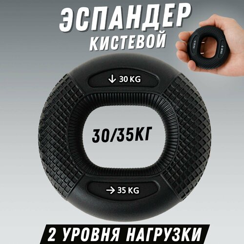 Эспандер кистевой силиконовый круглый для рук кольцо 30-35кг 547₽