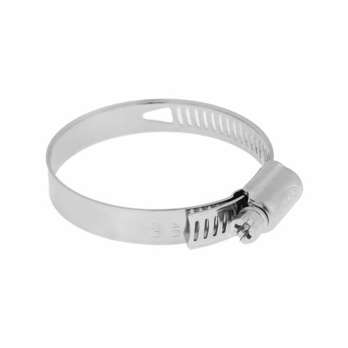 Хомут червячный TORK сквозная просечка диаметр 40 - 60 ширина 10 мм оцинкованный комплект из 50 шт 1816₽