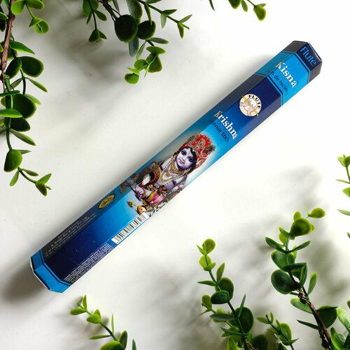 Flute KRISHNA Incense Sticks, Cycle (кришна ароматические палочки, Сайкл), шестигранник 20 палочек. палочки ароматические кришна лила krishna leela 15 шт