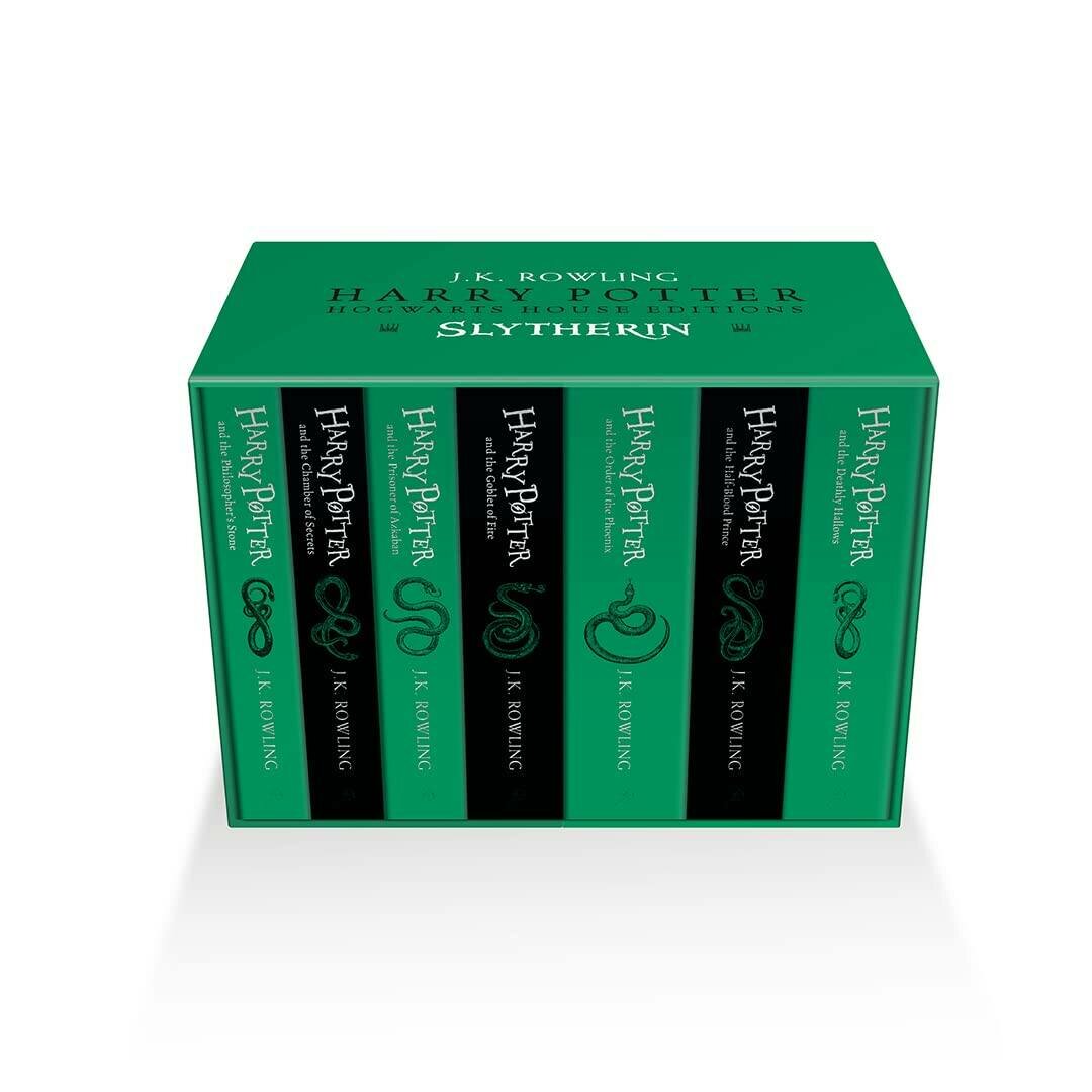 Harry Potter Slytherin House Editions Paperback Box Set комплект из 7 книг - фото №12