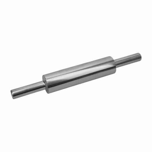 Скалка из нержавеющей стали Luxstahl L-475см d-63см вращающиеся ручки 2564₽