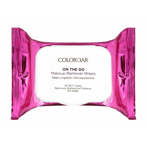 COLORBAR On The Go Makeup Remover Wipes Салфетки для снятия макияжа, 30 шт.