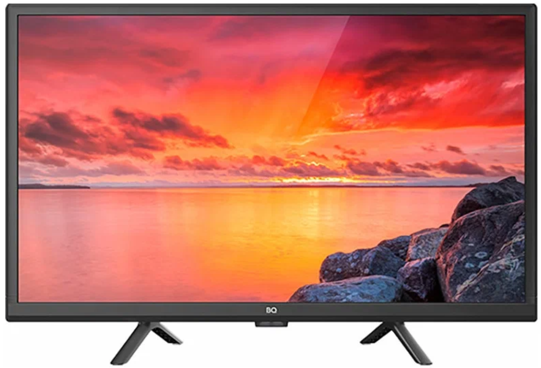 24" Телевизор BQ 2407B TN, черный